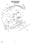 CONTROL, OPTIONAL Diagram and Parts List for KSRG22FKSS02  KitchenAid Refrigerator