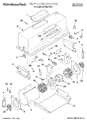 Ventilation Parts Diagram and Parts List for KWVU265YBA0  KitchenAid Range Hood