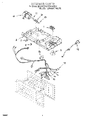 INTERIOR Diagram and Parts List for MH6130XEQ1  Whirlpool Microwave