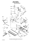 UNIT PARTS Diagram and Parts List for GX5FHDXVY08  Whirlpool Refrigerator
