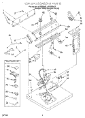 Part Location Diagram of 3976762 Whirlpool PANEL-CNTL