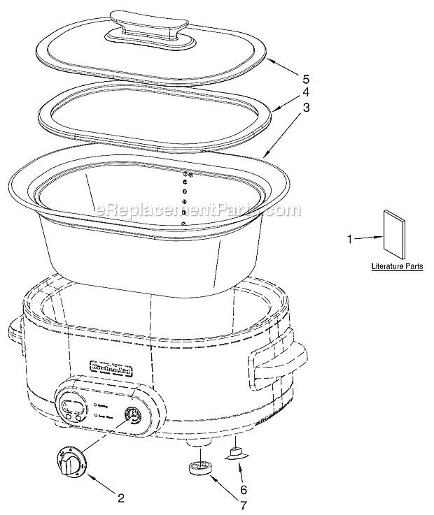 Page A Diagram and Parts List for KSC700  KitchenAid Miscellaneous