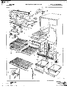 03 - Fresh Food Compartment Diagram and Parts List for RB17FN-2AF  Whirlpool Refrigerator