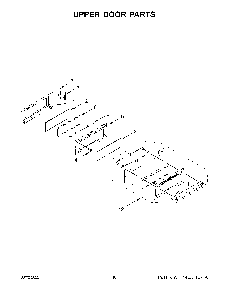 Part Location Diagram of W11305107 Whirlpool HNDLE-DOOR