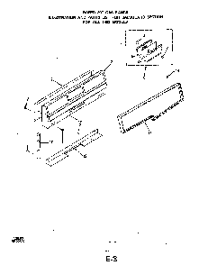 Section 1 Diagram and Parts List for 1463*3A  Roper Range