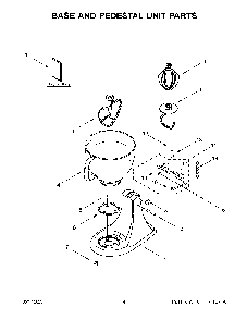 Part Location Diagram of W11615827 Whirlpool Use and Care Guide