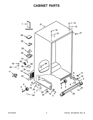 Part Location Diagram of W11172798 Whirlpool CNTRL-ELEC