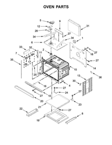 Part Location Diagram of W11112951 Whirlpool INSULATION