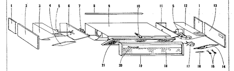 Part Location Diagram of 3249-Y9589-1 Maytag Side panel l