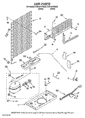 UNIT PARTS Diagram and Parts List for CTB1401VRW00  Whirlpool Refrigerator