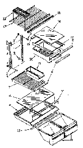 Shelf Diagram and Parts List for ET20AKXSN01  Whirlpool Refrigerator
