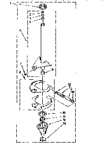 Brake And Drive Tube 388952 Diagram and Parts List for 2DLSQ7533JQ0  Whirlpool Washer