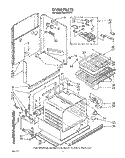 OVEN Diagram and Parts List for RS660BXV2  Whirlpool Range