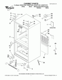 CABINET PARTS Diagram and Parts List for GX5SHTXVY01  Whirlpool Refrigerator