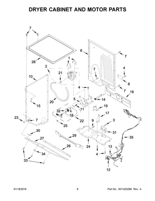 Part Location Diagram of W11107901 Whirlpool BRACKET