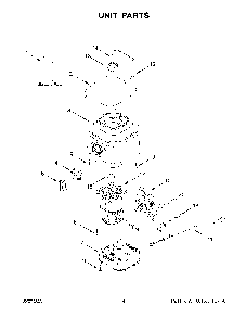 Unit Parts Diagram and Parts List for 7KSB4026MHI0  KitchenAid Blender