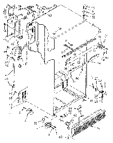 Cabinet Diagram and Parts List for ET20AKXSN06  Whirlpool Refrigerator