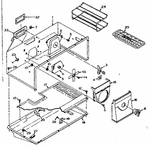 Part Location Diagram of 532198 Whirlpool Cover
