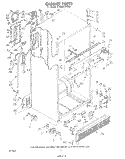 CABINET Diagram and Parts List for ET20DKXTN00  Whirlpool Refrigerator
