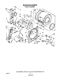SECTION Diagram and Parts List for GL4030VL0  Roper Dryer
