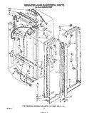 BREAKER AND PARTITION Diagram and Parts List for ED25PMXRWR0  Whirlpool Refrigerator