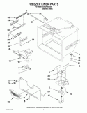 Part Location Diagram of WPW10281116 Whirlpool Bracket