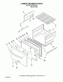 Part Location Diagram of W10281505 Whirlpool DRAWER