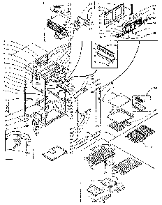 Refrigerator Cabinet Parts Diagram and Parts List for 106L12TL-F  Kenmore Refrigerator