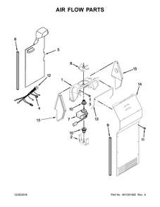 Part Location Diagram of W10242394 Whirlpool HARNS-WIRE