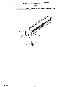 Backguard Diagram and Parts List for F4307*0  Roper Range