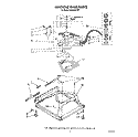 MACHINE BASE Diagram and Parts List for LA5530XTF1  Whirlpool Washer