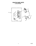 CONTROL PANEL Diagram and Parts List for MS1065XYQ0  Whirlpool Microwave