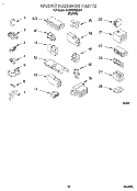 WIRING HARNESS Diagram and Parts List for KAWE679BBL1  KitchenAid Washer