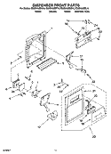 Part Location Diagram of 2255643T Whirlpool COVER-FRNT