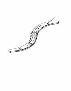 Lower Washarm Parts Diagram and Parts List for 66513299K111  Kenmore Dishwasher