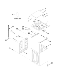 Part Location Diagram of W10063031 Maytag Energy guide