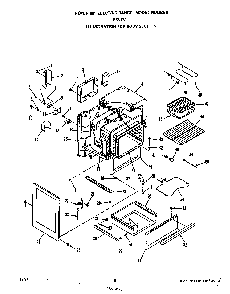 Body Diagram and Parts List for F5817*0  Roper Range