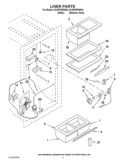 LINER PARTS Diagram and Parts List for EL88TRRWQ03  Whirlpool Refrigerator