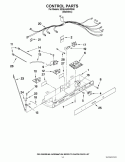 CONTROL PARTS Diagram and Parts List for ED5LHAXWS06  Whirlpool Refrigerator