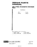 BACKGUARD Diagram and Parts List for 1234W0A  Roper Range