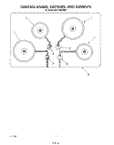 SECTION Diagram and Parts List for KECT305SWH0  KitchenAid Cooktop