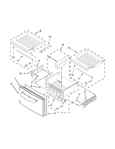 Part Location Diagram of LW10547318 Whirlpool DOOR ASSEMBLY BL