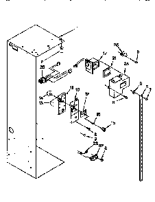 Refrigerator Liner Diagram and Parts List for 106KSSS36QDX05  KitchenAid Refrigerator