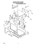 LOWER OVEN Diagram and Parts List for RB770PXYB7  Whirlpool Wall Oven