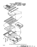 SHELF Diagram and Parts List for ET16ZKYWG01  Whirlpool Refrigerator