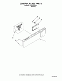Part Location Diagram of WPW10250006 Whirlpool Control Panel