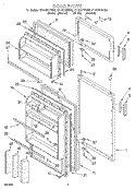 Part Location Diagram of 4389194 Whirlpool PANEL-EXT