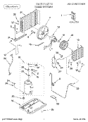UNIT, LITERATURE Diagram and Parts List for BPAC0700FS0  KitchenAid Air Conditioner