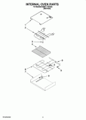 INTERNAL OVEN PARTS Diagram and Parts List for KEBK171SSS03  KitchenAid Wall Oven
