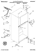 CABINET Diagram and Parts List for TT14HDXBN01  Estate Refrigerator